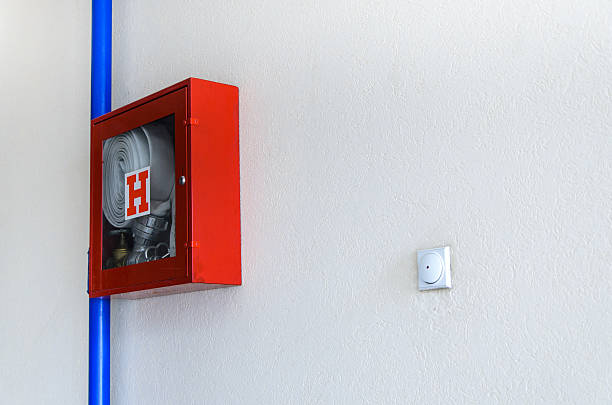 istock Hydrant with water hoses and fire extinguish equipment 479232402