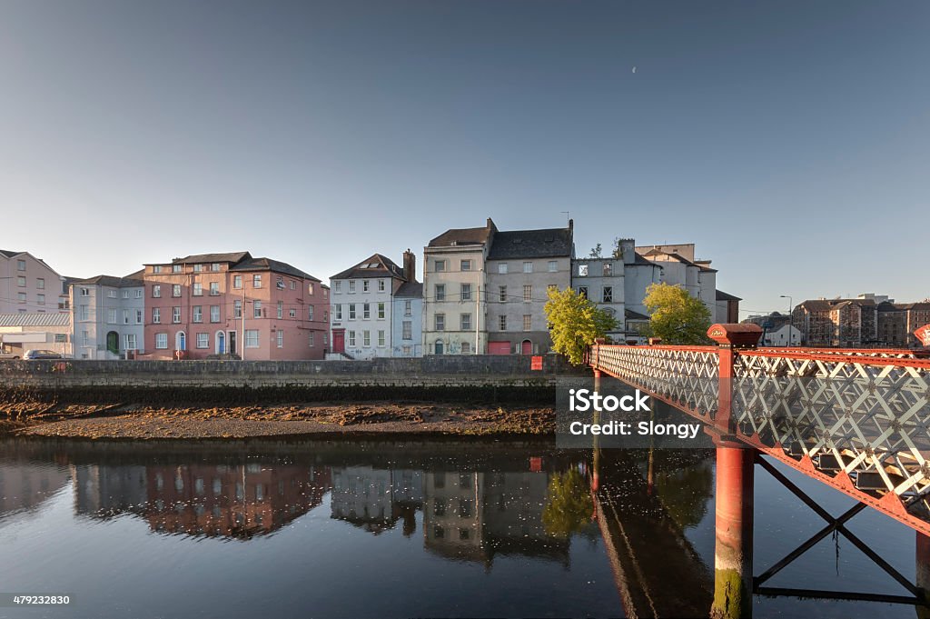 St Vincent's Fußgängerbrücke, Cork, Irland - Lizenzfrei Corcaigh Stock-Foto