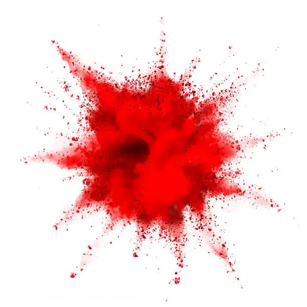 Photo of powder explosion