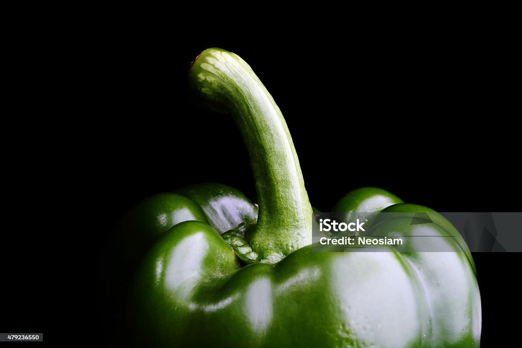 Green bell pepper Close-up of red bell pepper section.Close-up of green bell pepper section. 2015 Stock Photo