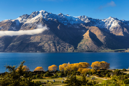view of Lake Wakatipu, Glenorchy Queenstown Road, South Island, New Zealand
