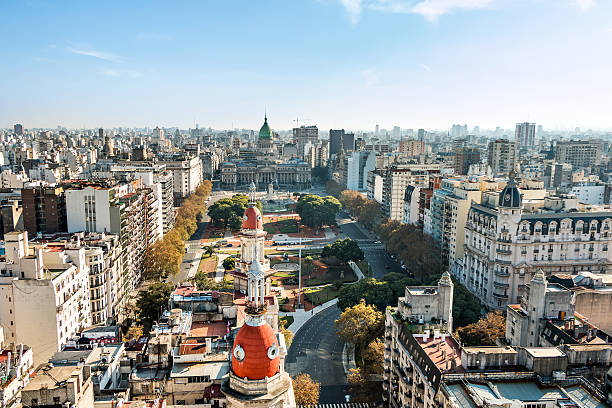 congreso de la nación argentinien argentina, buenos aires - buenos aires fotografías e imágenes de stock