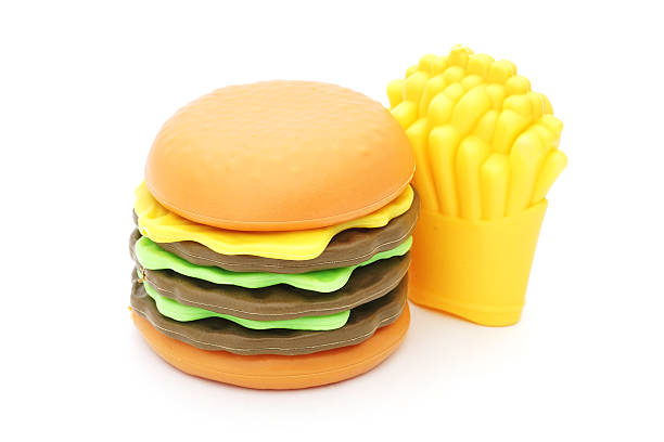 istock plastic toy hamburger  and french fried 479239586
