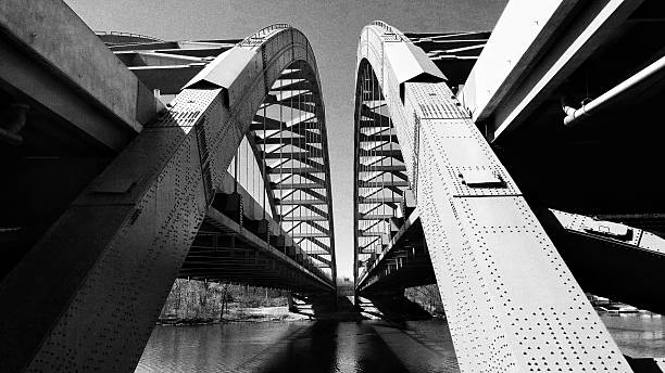 istock Black and White Twin Thaddeus Kosciusko Bridges, Mohawk River, NY 479242304