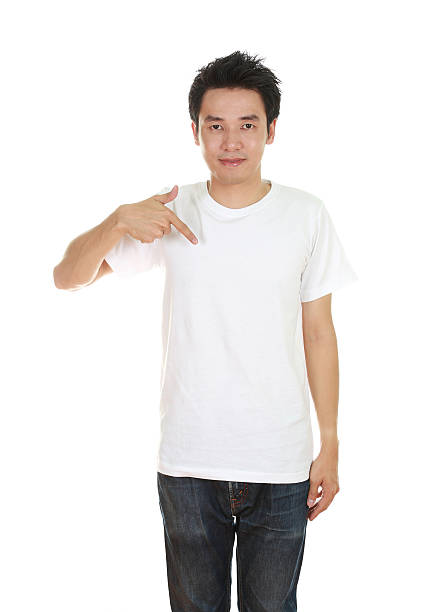 istock man with blank t-shirt 479242772