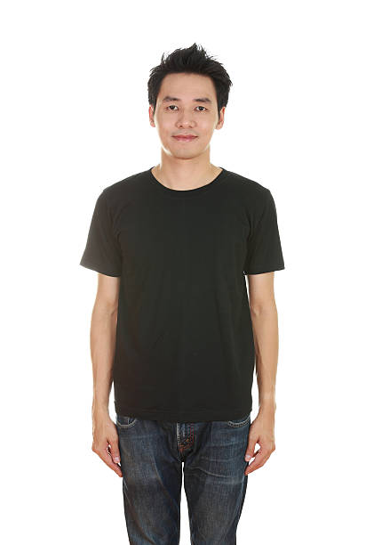 istock man with blank t-shirt 479246360
