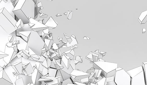 istock 3d rendering destruction of wall 479246622