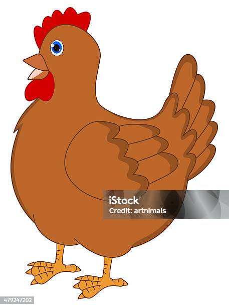 Hen Only Stock Illustration - Download Image Now - 2015, Agriculture, Animal