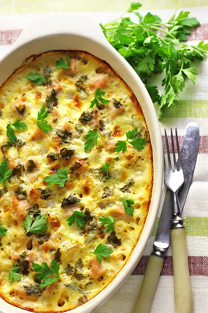 istock Chicken breast and cauliflower casserole 479248951