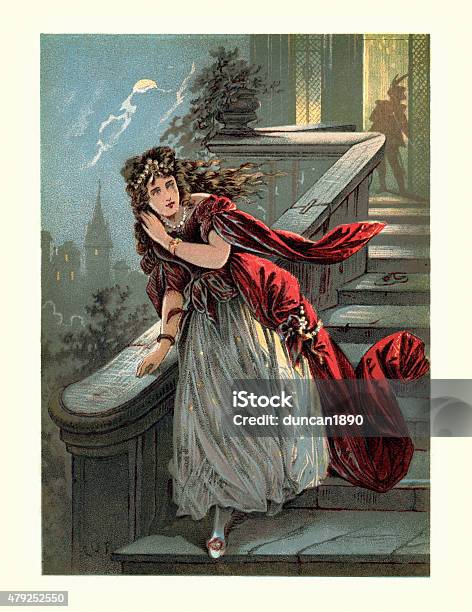 Cinderella Or The Little Glass Slipper Stock Illustration - Download Image Now - Cinderella, Old-fashioned, Fairy Tale