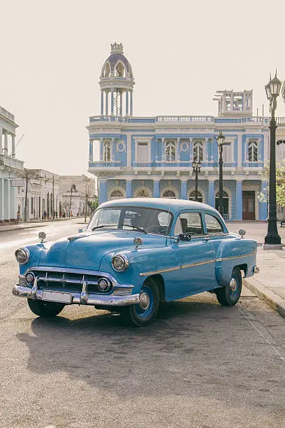 Cuba,classic car,blue,travel,