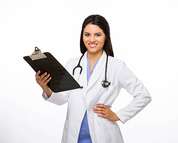 istock Female doctor holding clipboard 479256732