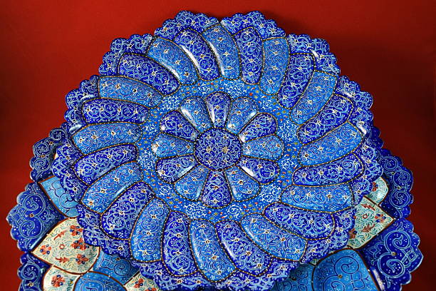istock Mina Minakari Handicraft made in Esfahan Naqshe Jahan Square, Iran 479256788