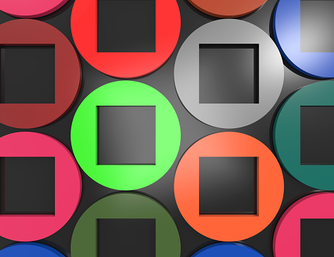 Abstract Background colorful circles