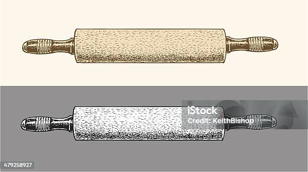 Wałek Do Ciasta - Stockowe grafiki wektorowe i więcej obrazów Wałek do ciasta - Wałek do ciasta, Czarno biały, Grafika wektorowa