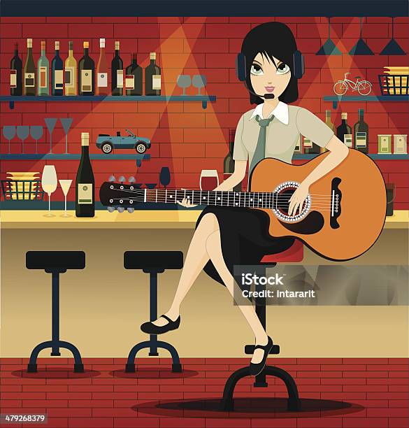 Bars In Restaurants Stock Illustration - Download Image Now - Adult, Beautiful People, Beauty