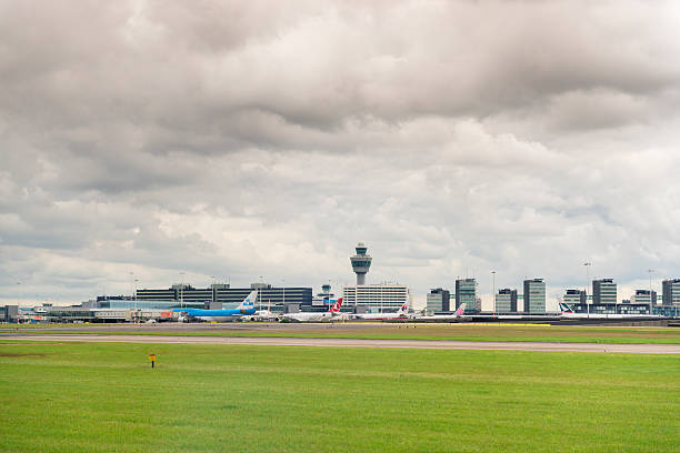 Schiphol Airport Amsterdam the Netherlands stock photo