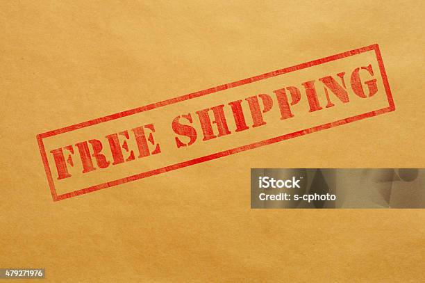 Free Shipping Stock Photo - Download Image Now - Free Shipping, Brown Paper, Certificate