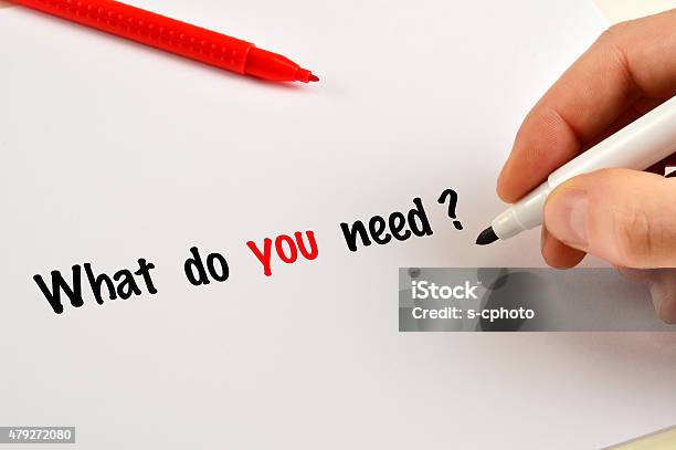 What Do You Need Mens Hand Writing What Do You Need On The White Paper Stock Photo - Download Image Now