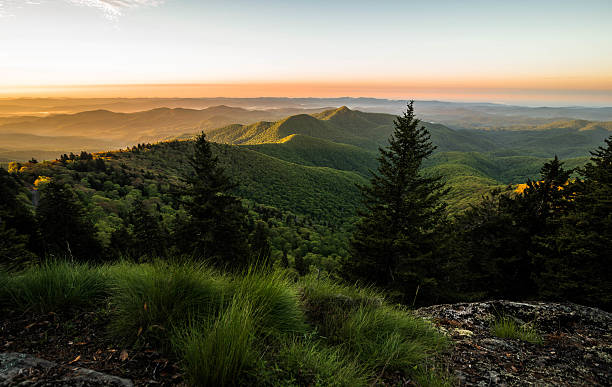 Spring Sunrise In The Blue Ridge Mountains