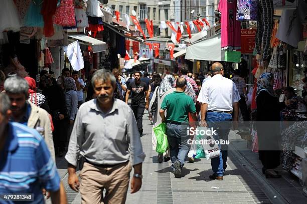 Istanbuls Grand Bazaar Stock Photo - Download Image Now - 2015, Asia, Bazaar Market