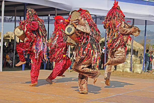 istock Khamti, Khampti Tribes performing Traditional Cock Dance 479281471