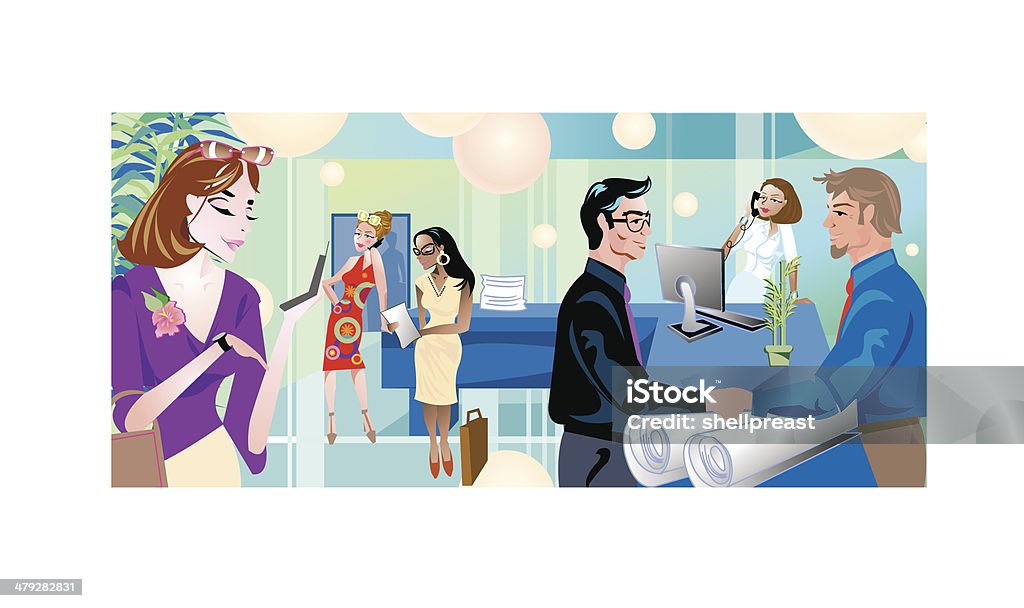 Attività di business - arte vettoriale royalty-free di Illustrazione