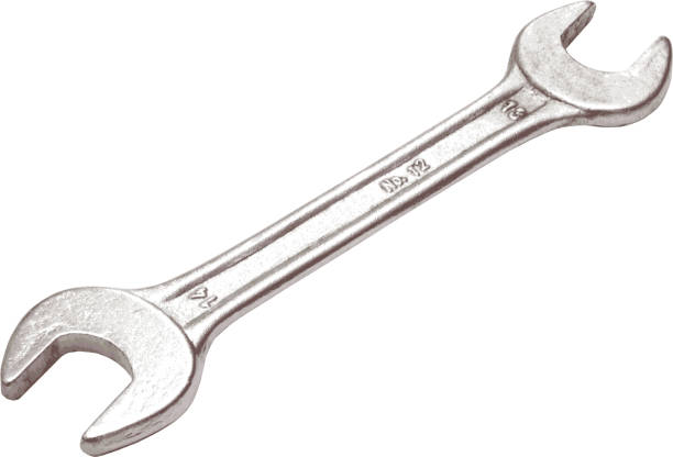 istock Steel wrench lies on a white background. Vector illustration. 479283034