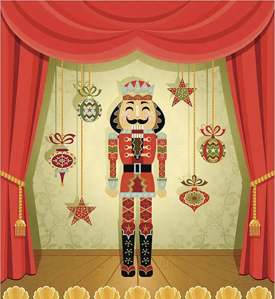 Vector illustration of The Nutcracker