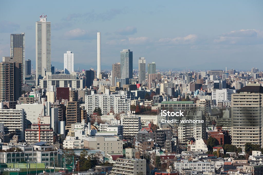 Tokyo Skyline in Japan Tokyo Skyline in Japan. 2015 Stock Photo