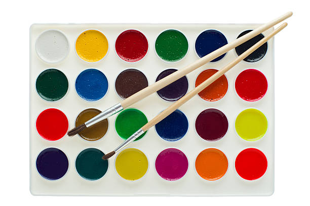 istock Watercolor paints isolated 479288858