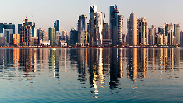 istock Doha City Qatar at sunrise 479288887