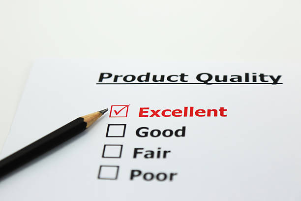 istock Excellent evaluation. with Excellent checked of product 479289588