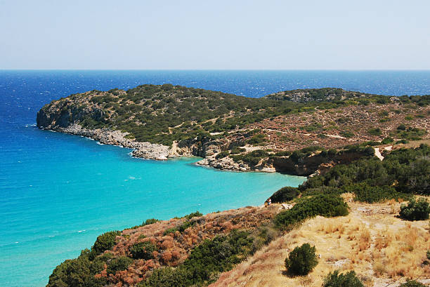 istock Sea view with rocks and lagoon. Crete, Greece 479296308