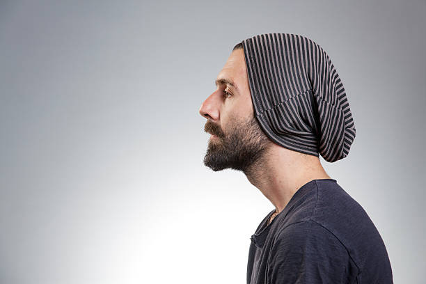 istock Bearded young man profile portrait 479299304
