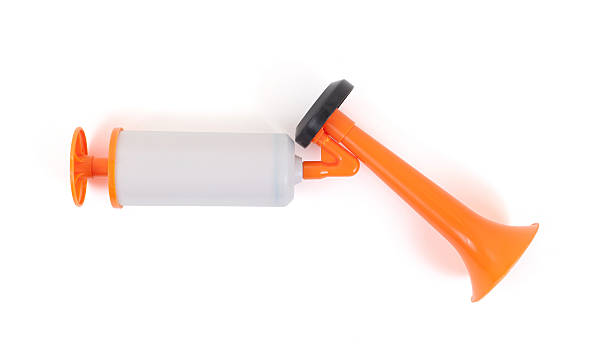 istock Manual air horn isolated 479304470