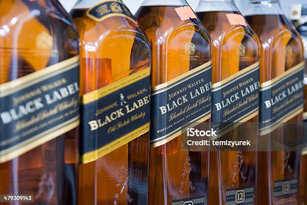 Johnnie Walker Black Label Stock Photo - Download Image Now - Label, Luxury, Whiskey