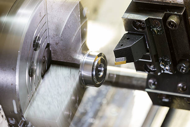 istock Turning automotive part by cnc lathe 479312008