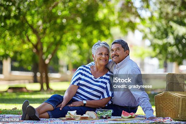 Taking Time Out For Love Stock Photo - Download Image Now - 2015, Active Seniors, Adult