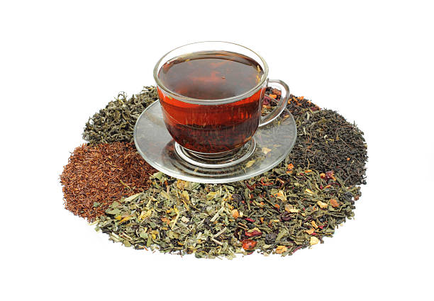 tee-verschiedene - english breakfast tea stock-fotos und bilder