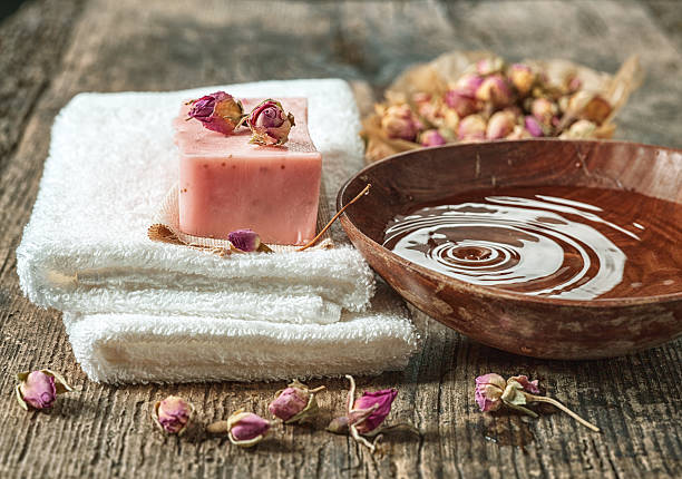 istock still life with spa towels and natural soap 479317450