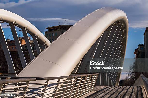 Ponte Della Musica Rome Italy Stock Photo - Download Image Now - 2015, Bridge - Built Structure, Built Structure