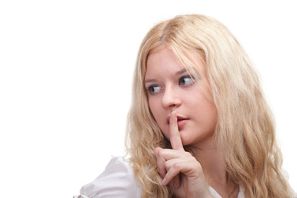 istock Young girl asking for silence 479324830