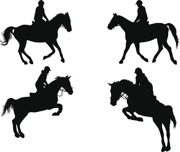Vector illustration of Equestrian