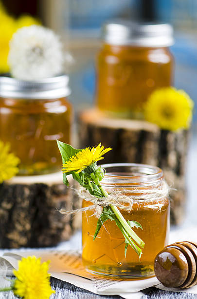 istock Jar with Syrup of Dandelion's flowers 479330644
