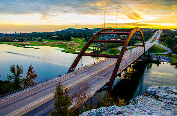 istock Pennybacker Bridge Austin Landscape Colorado Bridge Sunset 479330994