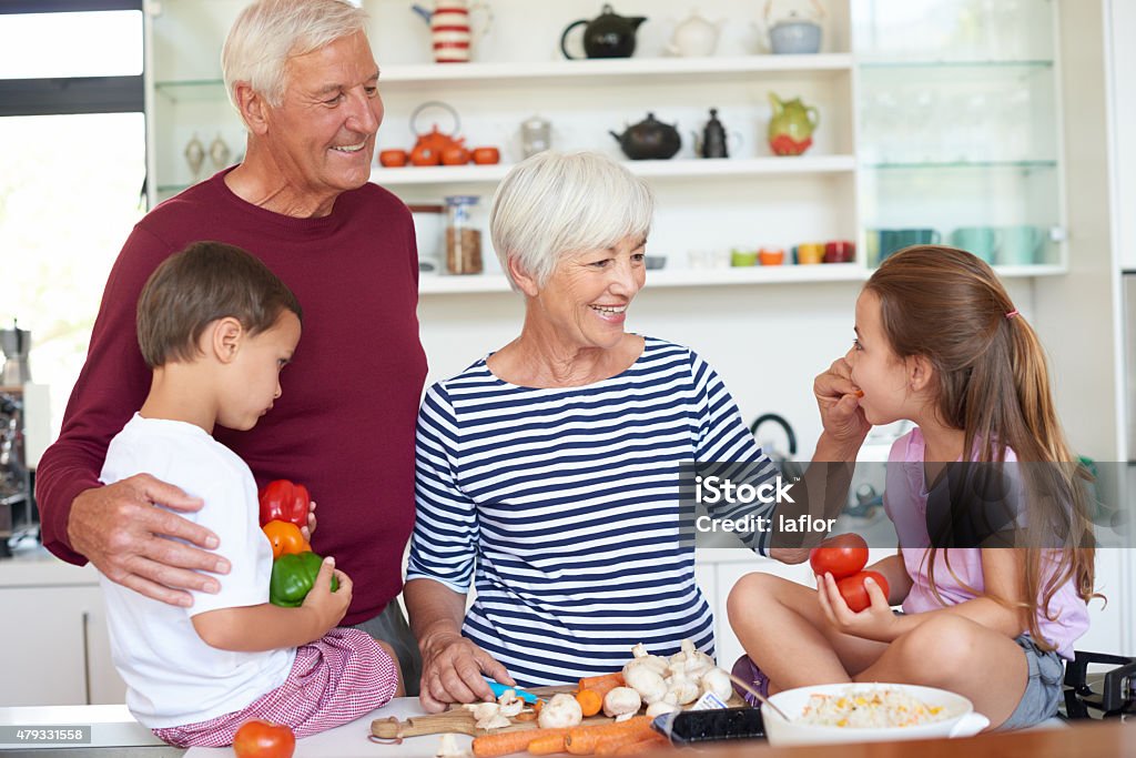 Isn't it delicious? Shot of grandparents preparing dinner with their grandchildren in a kitchenhttp://195.154.178.81/DATA/i_collage/pu/shoots/805002.jpg 2015 Stock Photo