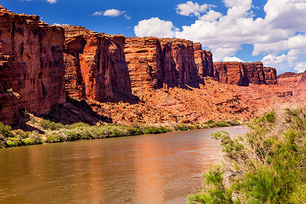 istock Colorado River Canyon Reflection Outside Arches National Park Moab Utah 479333279