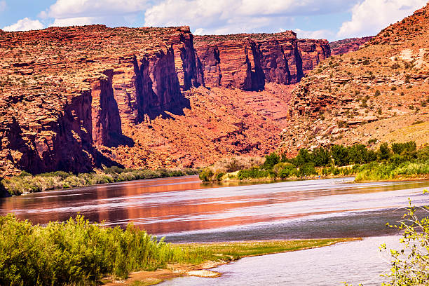 istock Colorado River Canyon Reflection Outside Arches National Park Moab Utah 479333285