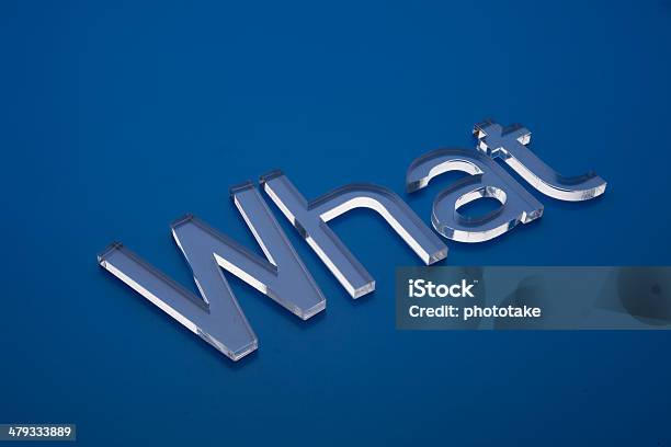 What Text Stock Photo - Download Image Now - Acrylic Painting, Alphabet, Blue